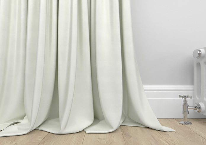 Akoya Faux Silk, Lustre White - Made to Measure Curtains - Image 6